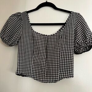 Black & White Checkered blouse